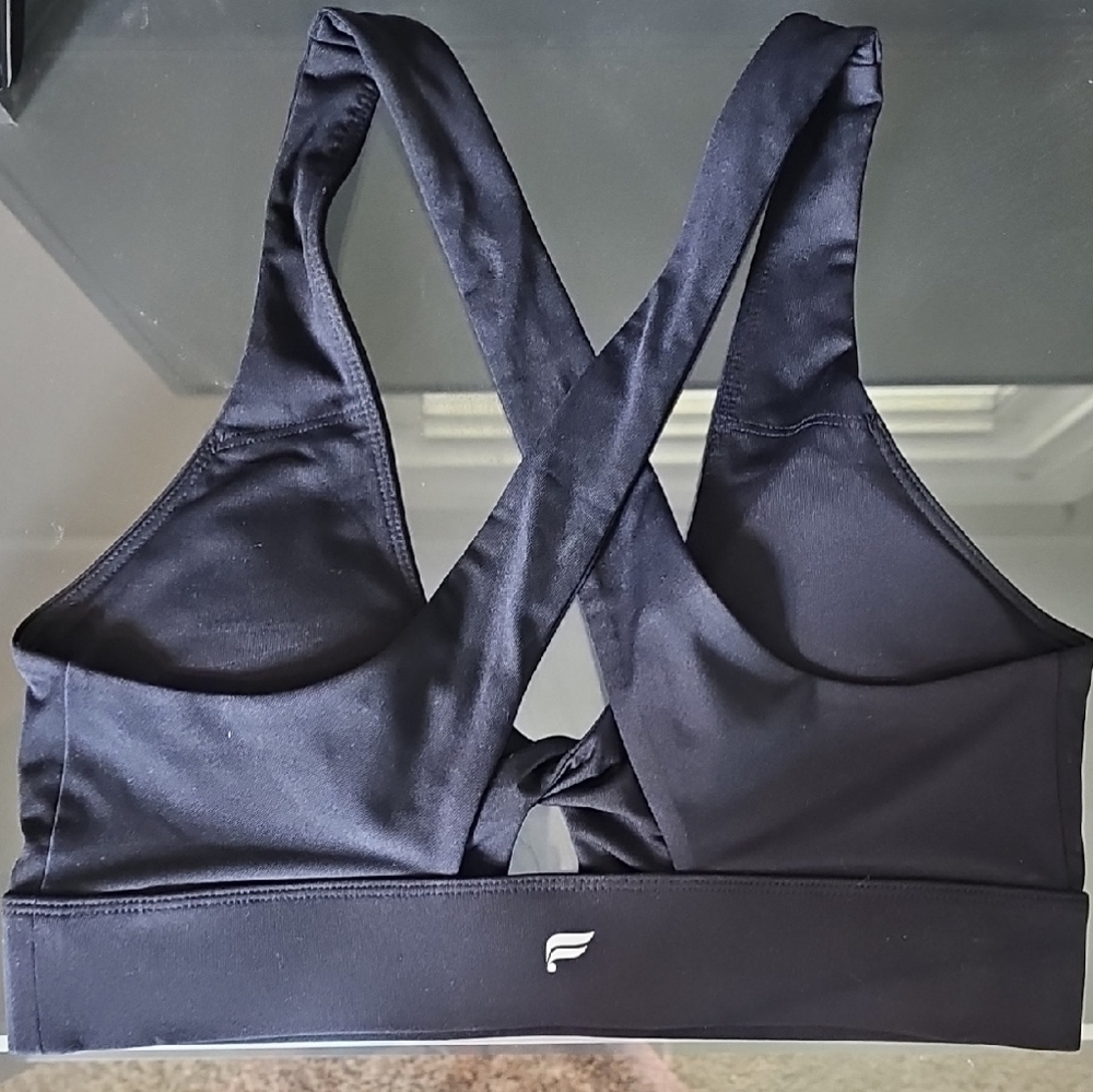 Fabletics Midnight Black Sports Bra